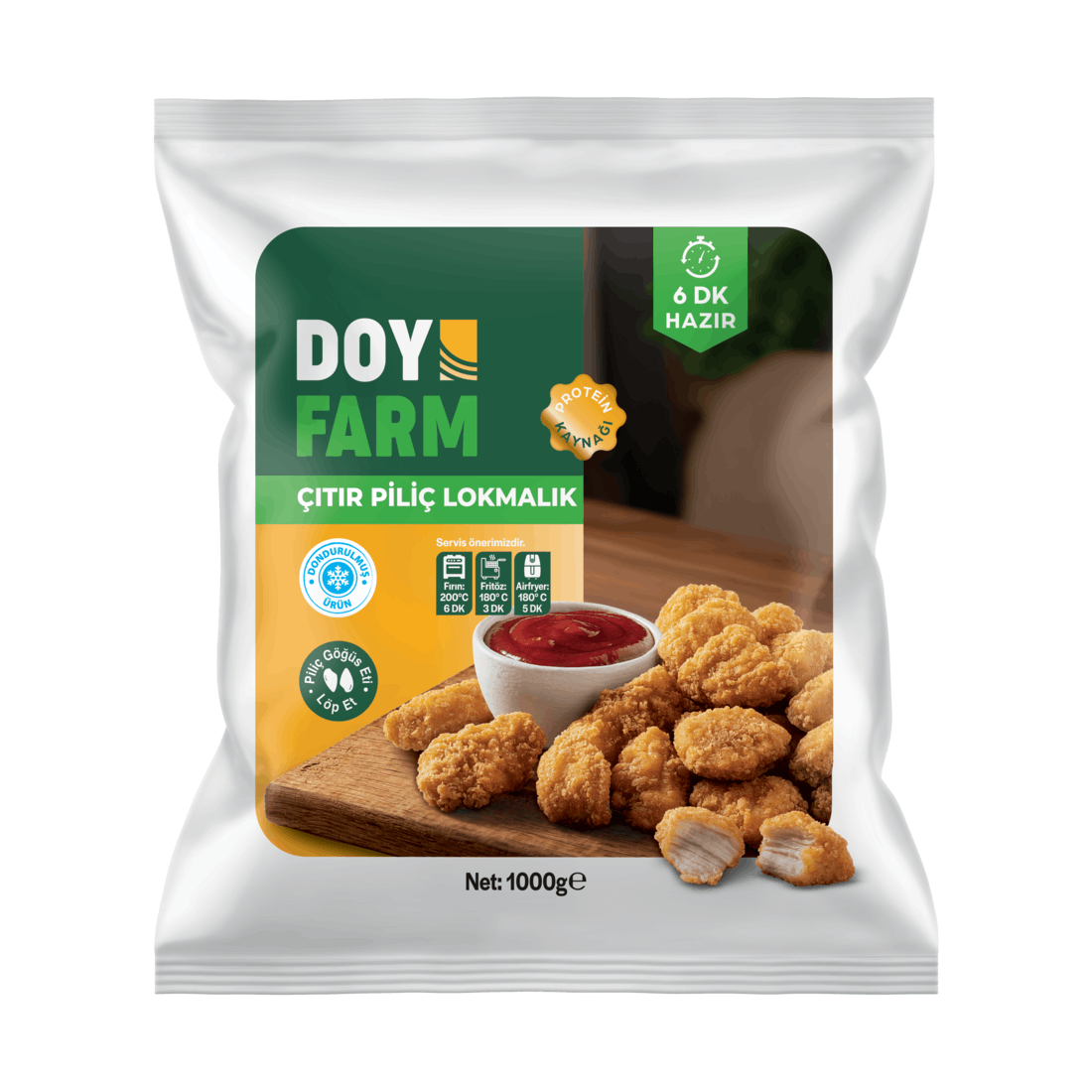 Çıtır Piliç Lokmalık - 1000 g