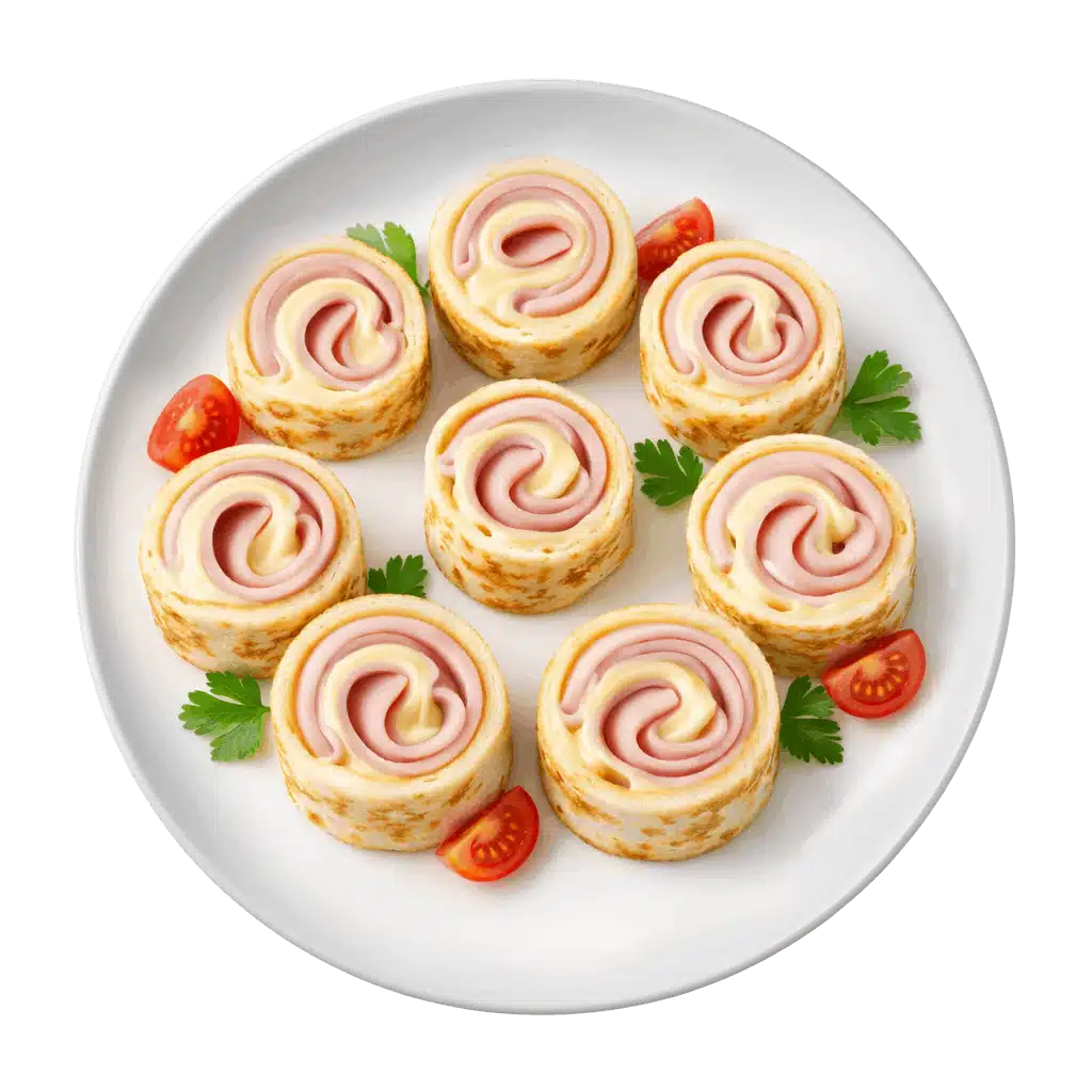 Jambonlu & Kaşarlı Rulo Krep