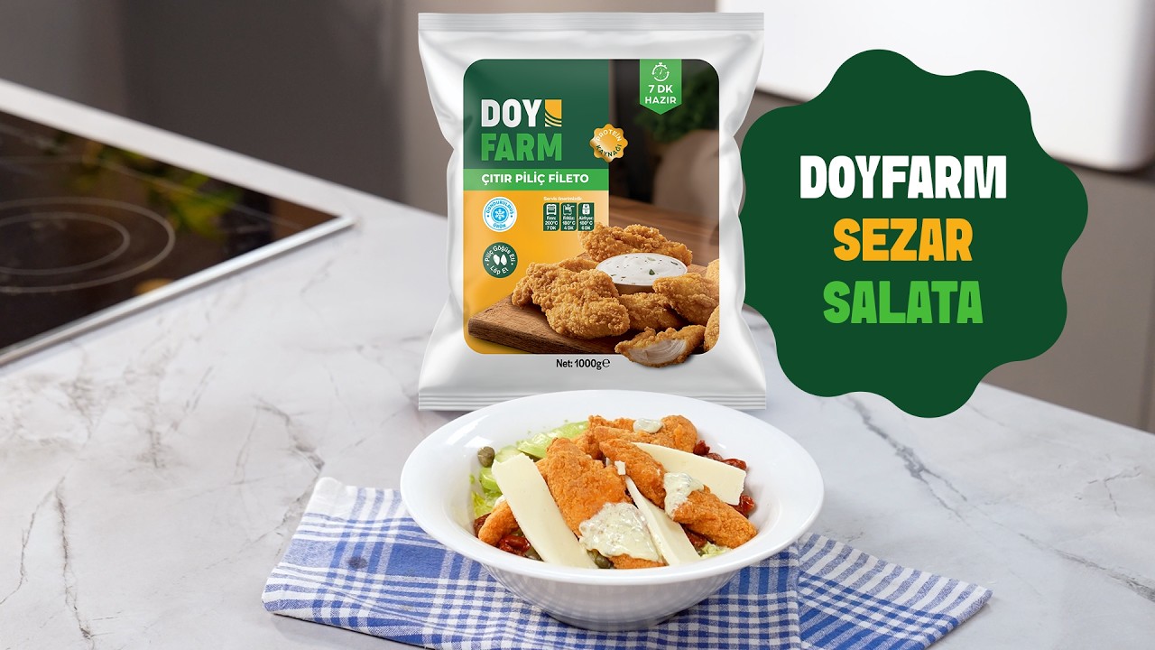 Çıtır Piliç Filetolu Sezar Salata