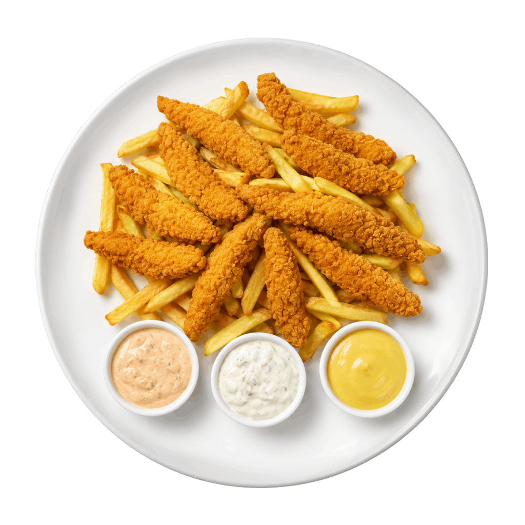 Çıtır Piliç Tenders Atıştırmalık Tabağı